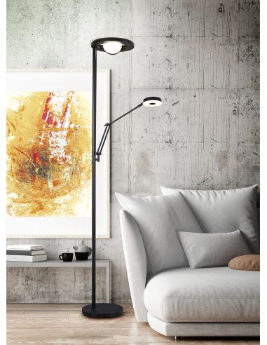 Lámpara de pie con intensidad regulable Barrie Trio Lighting