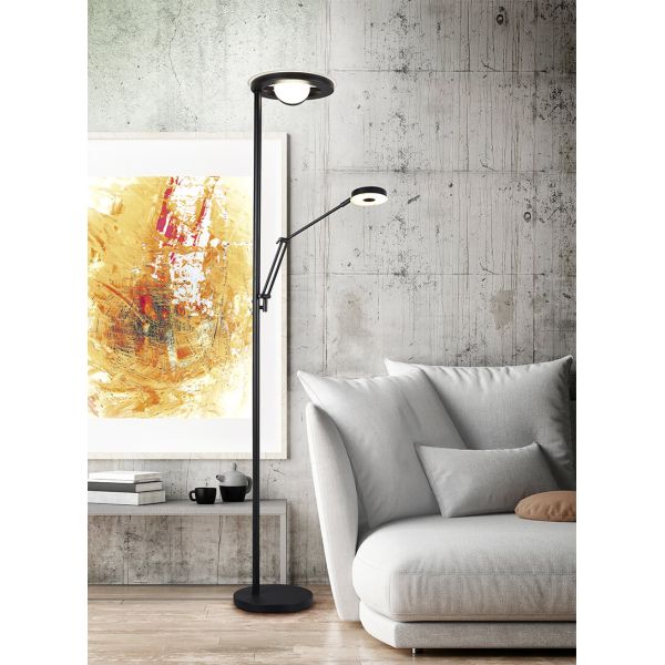 Lámpara de pie con intensidad regulable Barrie Trio Lighting