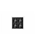 Downlight LED empotrable cuadrado BLACK FOSTER REC 2x2 SPOT 19º negro CRI90 IP20