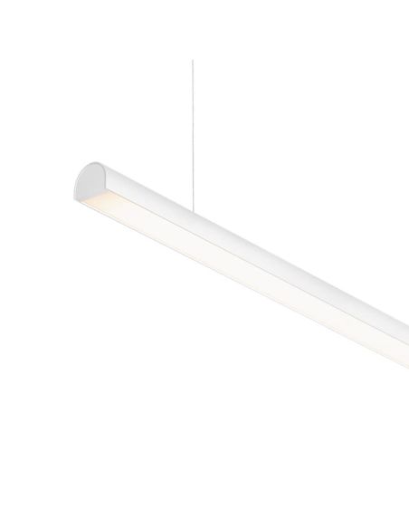 Lámpara suspensión modular LED DIVI Direct Middle blanco 13,5W 3000K 1650Lm 115º, 1200mm