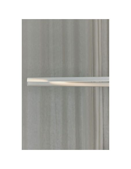 Luminária pendente modular DIVI Direct Middle LED, branca, 13,5 W, 3000 K, 1650 lúmens, 115º, 1200 mm