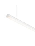 Luminária pendente modular DIVI Direct End LED, preta, 13,5 W, 3000 K, 1650 lúmens, 115º, 1200 mm