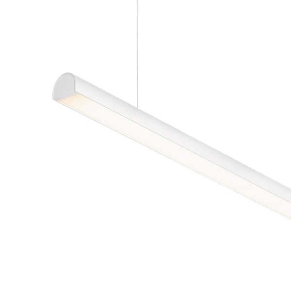 Lámpara suspensión modular LED DIVI Direct End negro 13,5W 3000K 1650Lm 115º, 1200mm