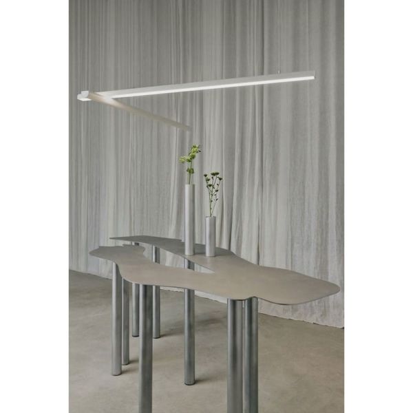 Luminária pendente modular DIVI Direct End LED, preta, 13,5 W, 3000 K, 1650 lúmens, 115º, 1200 mm