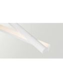 Lámpara suspensión modular LED DIVI Direct End negro 13,5W 3000K 1650Lm 115º, 1200mm