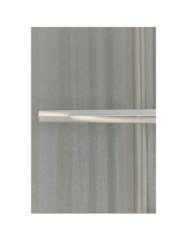 Luminária pendente modular DIVI Direct End LED, branca, 13,5 W, 3000 K, 1650 lúmens, 115º, 1200 mm