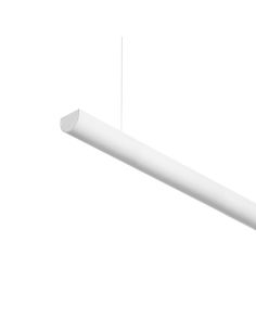 Luminária arquitetônica LED modular DIVI Indirect End branca 13,5W 3000K 1650lm 115º, 1200mm