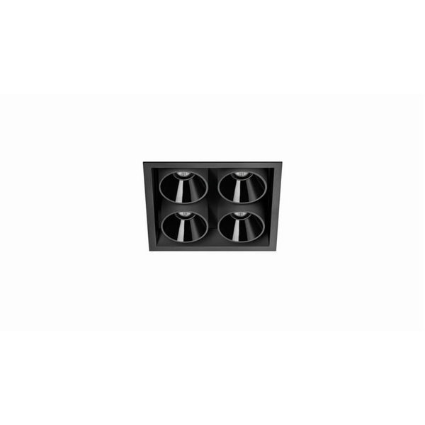 Downlight LED empotrable negro BLACK FOSTER RECESSED 2x2 SPOT 19º CRI90 Push Dim