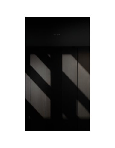 Downlight LED empotrable negro con marco blanco BLACK FOSTER REC 2x2 SPOT 19º CRI90 Push Dim