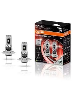 Bombilla LED H7 homologada NIGHT BREAKER LED SPEED H7 450, +450%, 64210DWNBSP-2HB, alcance 240m, 6000K, pack 2