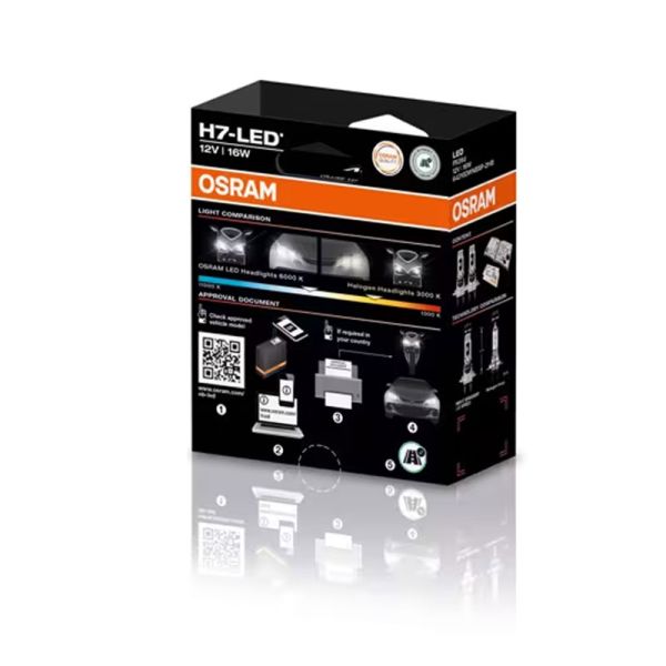 Lâmpada LED H7 homologada NIGHT...