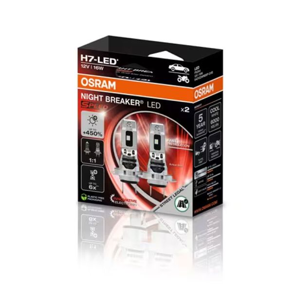 Zulassungs-LED-Birne H7 NIGHT BREAKER...