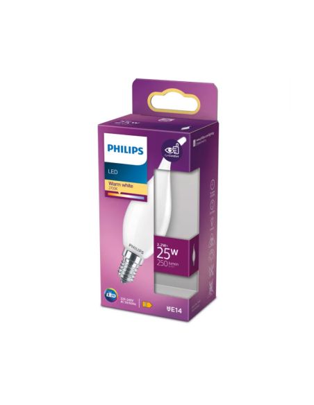 Bombilla E14 LED 2.2W - 25W Vela Llama 2700K