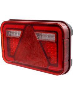 Lanterna traseira Multiled IV LED com cabo e luz de placa lateral.