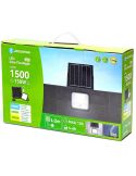 Caja Proyector Solar LED 150W CCT Regulable con Panel Monocristalino 2m IP66 con mando a distancia
