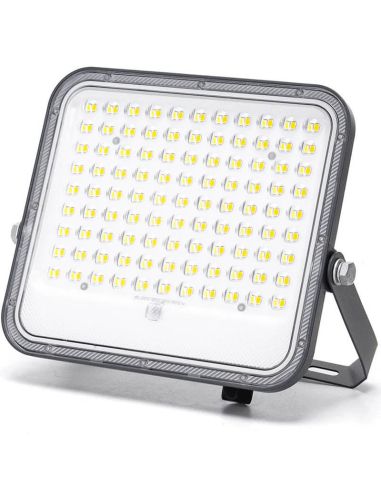 Proyector Solar LED 150W CCT Regulable con Panel Monocristalino 2m IP66 con mando a distancia