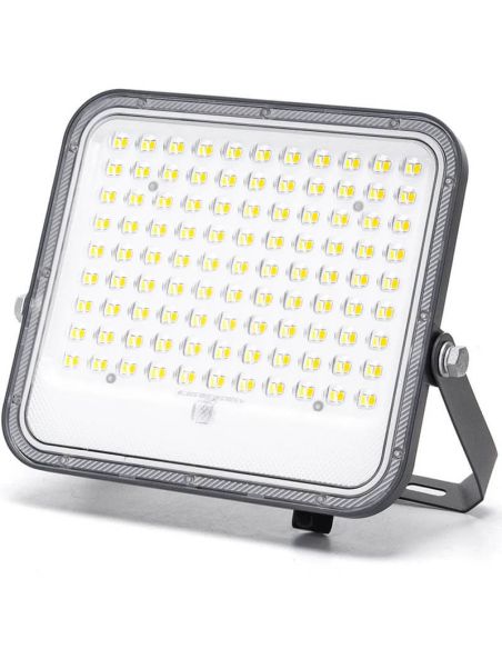 Projecteur solaire LED à température de couleur variable de 150 W avec panneau monocristallin IP66 de 2 m et télécommande