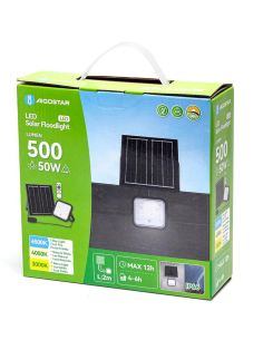 Proyector Solar LED 50W CCT Regulable con Panel Monocristalino 2m IP66 2