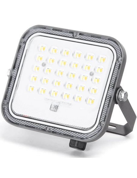 Projecteur solaire LED à intensité variable 50 W avec panneau monocristallin de 2 m, IP66 B1020133I