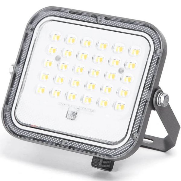 Projecteur solaire LED à intensité variable 50 W avec panneau monocristallin de 2 m, IP66 B1020133I