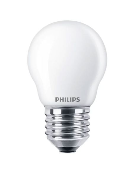Bombilla LED esférica E27 mate 6,5W – 60W