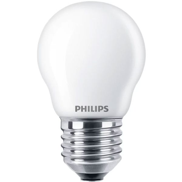 Bombilla LED esférica E27 mate 6,5W – 60W