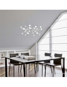 Canddeiro supsenso LED 100W ADN Branco fosca 2