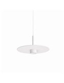 Lámpara techo LED colgante ZENIT Base blanco 8W DALI luz directa e indirecta 2700K/3000K, diseño minimalista
