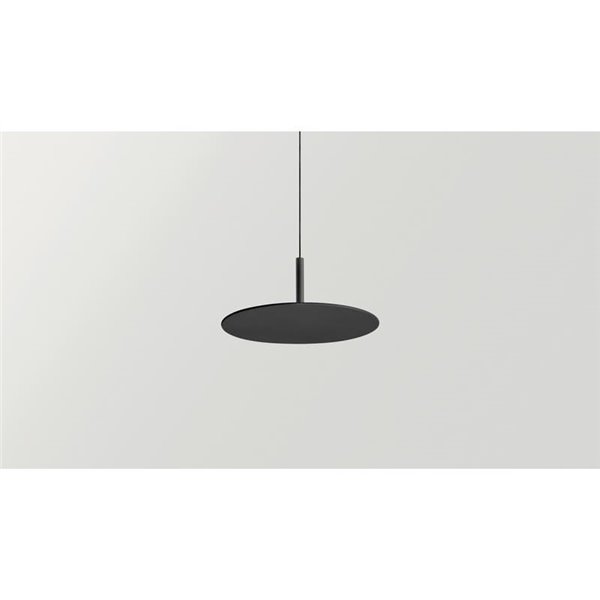 Lámpara colgante LED ZENIT Indirect negro 8W DALI luz indirecta 2700K/3000K, minimalista