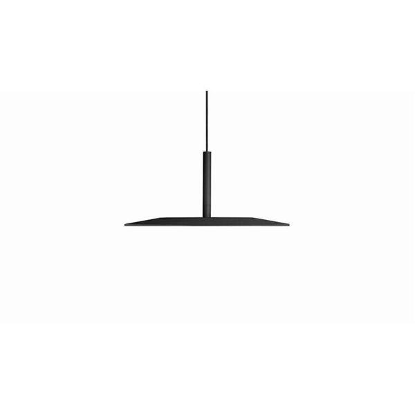 Lámpara colgante LED ZENIT Indirect negro 8W DALI luz indirecta 2700K/3000K, minimalista