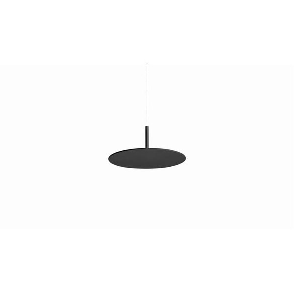 Plafón LED colgante ZENIT Indirect Base negro 8W luz indirecta 2700K/3000K, minimalista