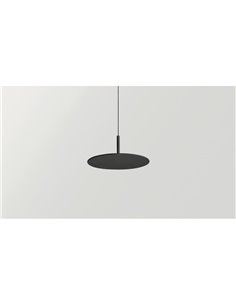 Plafón LED ZENIT Indirect Base negro 8W DALI luz indirecta 2700K/3000K, minimalista 2