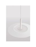Lámpara colgante LED ZENIT Indirect blanco 8W luz indirecta 2700K/3000K, minimalista