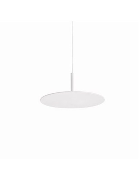 Suspension LED indirecte ZENIT, blanche, 8 W, DALI, lumière indirecte 2700 K/3000 K, style minimaliste