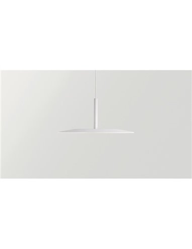 Lámpara colgante LED ZENIT Indirect blanco 8W DALI luz indirecta 2700K/3000K, minimalista