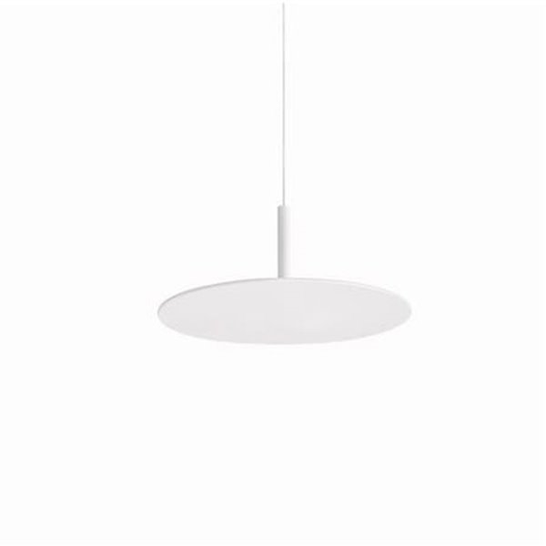 Plafón LED colgante ZENIT Indirect Base blanco 8W luz indirecta 2700K/3000K, minimalista