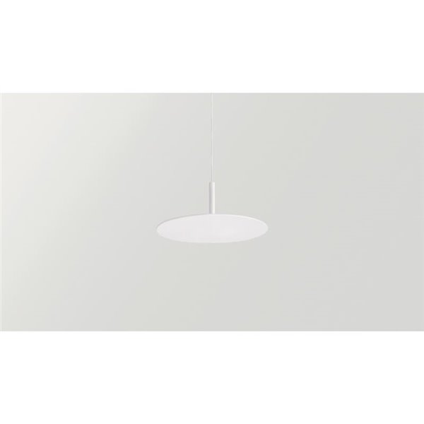 Plafón LED colgante ZENIT Indirect Base blanco 8W luz indirecta 2700K/3000K, minimalista
