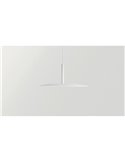 Plafón LED colgante ZENIT Indirect Base blanco 8W luz indirecta 2700K/3000K, minimalista