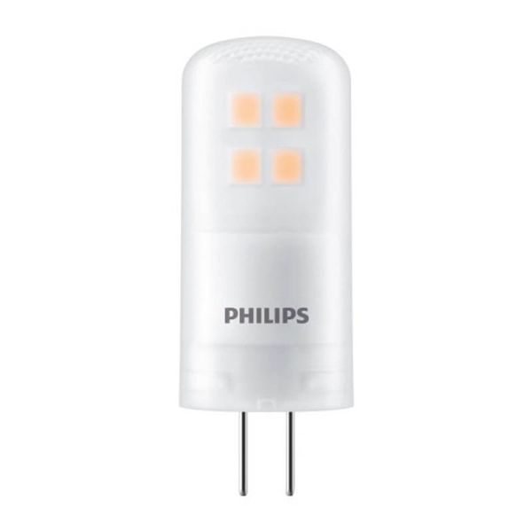 Bombilla LED G4 Regulable 2W 2700K 210lm 12V Equivalente 20W Halógena · Luz Blanca Cálida · Clase Energética E