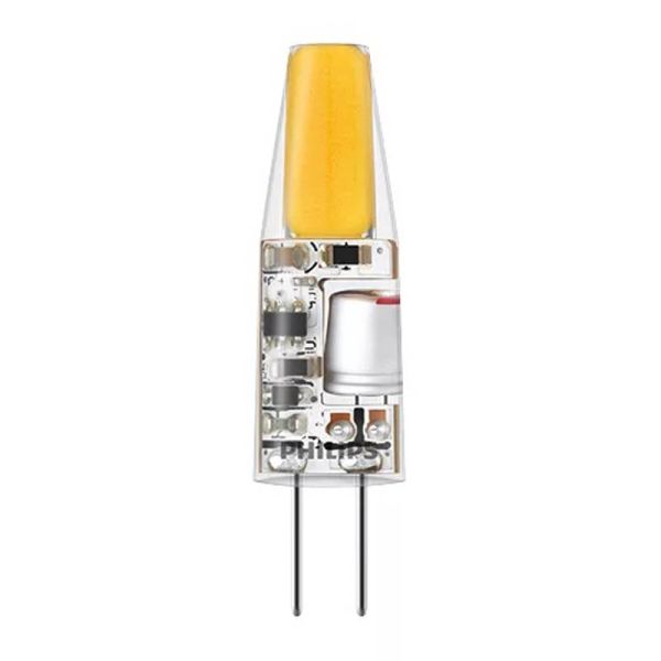 Bombilla LED G4 Micro 1,7W 2700K 200lm 12V Equivalente 20W Halógena · No Regulable · Luz Blanca Cálida
