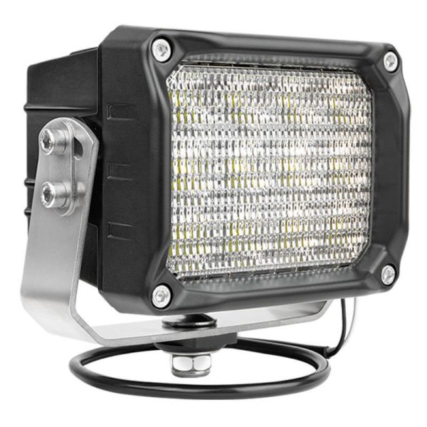Faro de Trabajo LED 100W 10.000Lm 60° CRP3 Rectangular · 12V-24V · Soporte Inox Reforzado · IP68 Profesional Heavy Duty