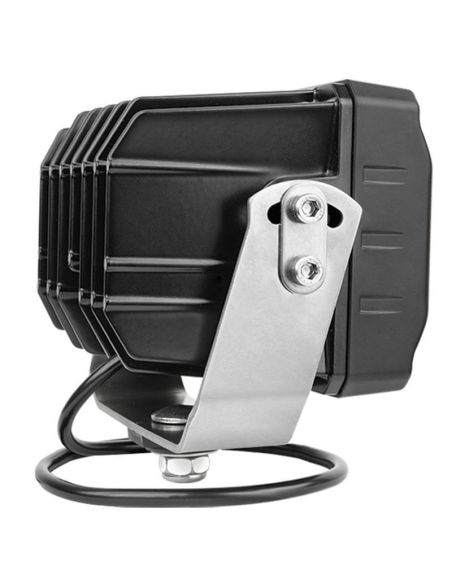 Faro de Trabajo LED 100W 10.000Lm 60° CRP3 Rectangular · 12V-24V · Soporte Inox Reforzado · IP68 Profesional Heavy Duty