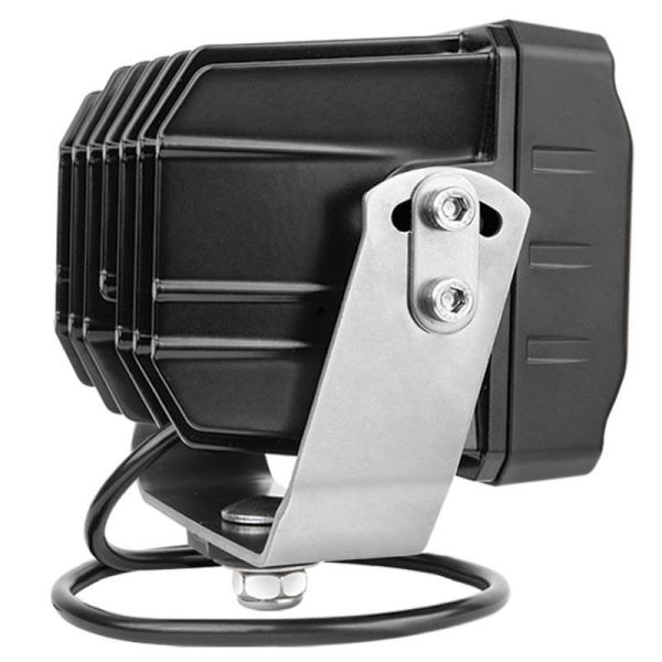 Faro de Trabajo LED 100W 10.000Lm 60° CRP3 Rectangular · 12V-24V · Soporte Inox Reforzado · IP68 Profesional Heavy Duty