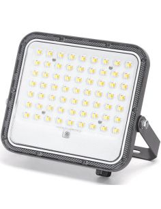 Projecteur solaire LED CCT 100 W avec panneau de 2 m – 1000 lm IP66 avec télécommande 2