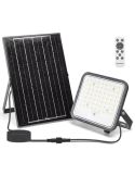 Proyector Solar LED 100W CCT con Panel 2m – 1000Lm IP66 con Mando