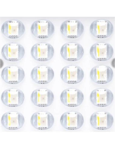 Projetor solar LED RGB de 100 W com painel de 2 m – IP66 para uso externo com controle remoto.