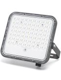 Proyector Solar LED RGB 100W con Panel 2m – IP66 Exterior con Mando