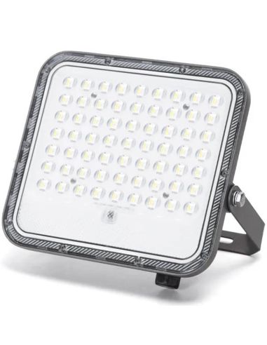 Proyector Solar LED RGB 100W con Panel 2m – IP66 Exterior con Mando