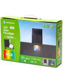 Boîtier projecteur solaire LED RGB 100 W avec panneau de 2 m – IP66 extérieur avec télécommande