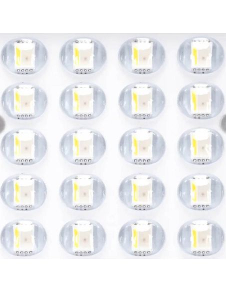 Chips de projetor solar LED RGB de 200 W com painel de 2 m – IP66 para uso externo com controle remoto